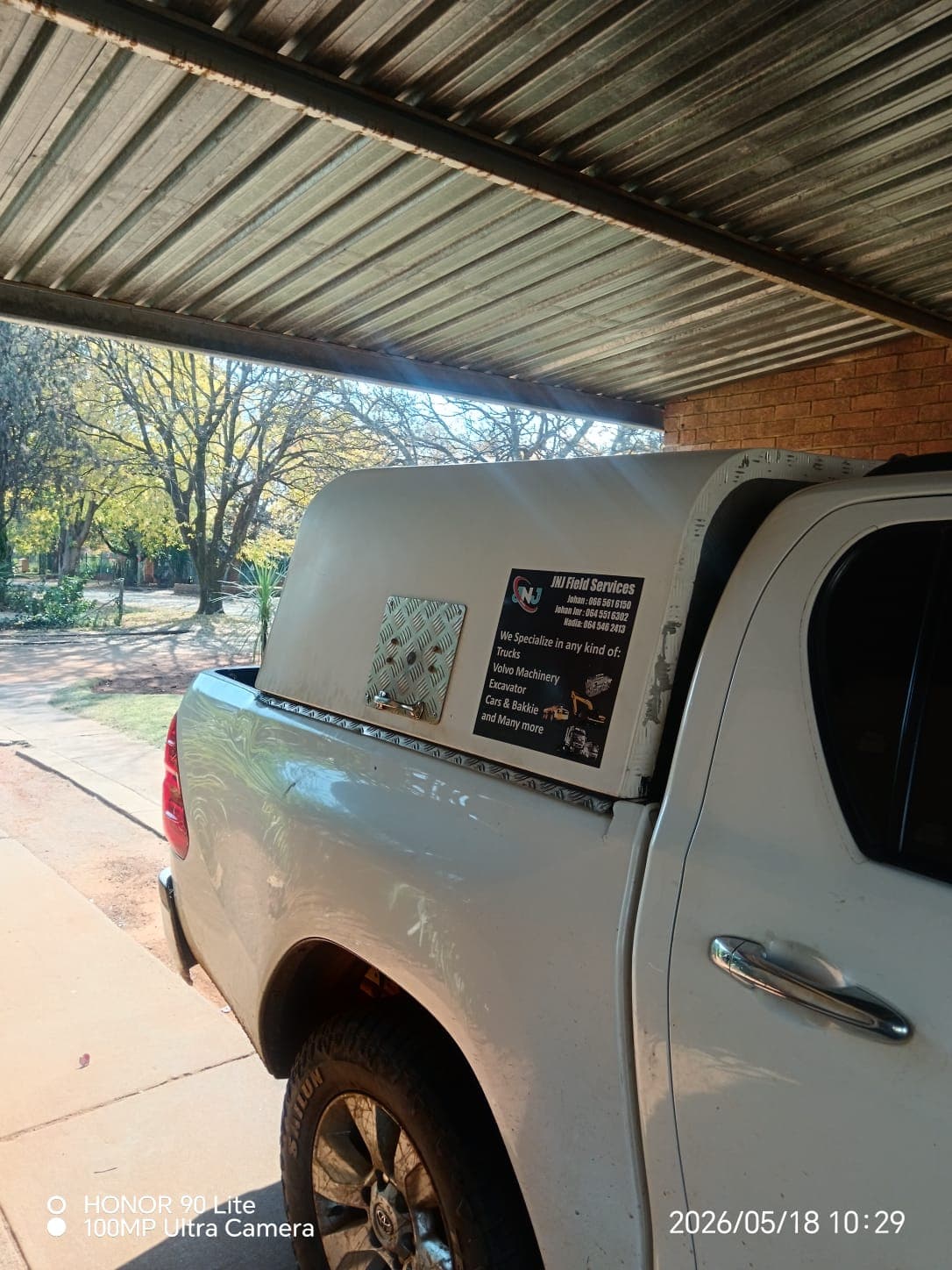 ✨️D/Cab Toolbox Canopy for Ranger or Hilux