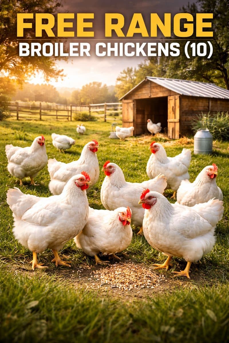 Free Range Broiler Chickens (10)